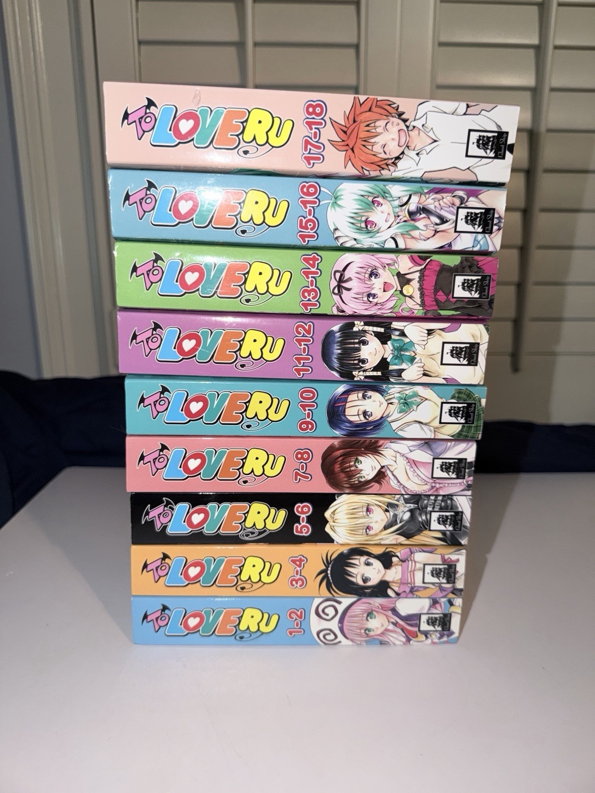 Lotto set completo manga inglese To Love Ru Vol 1-18 Omnibus HTF