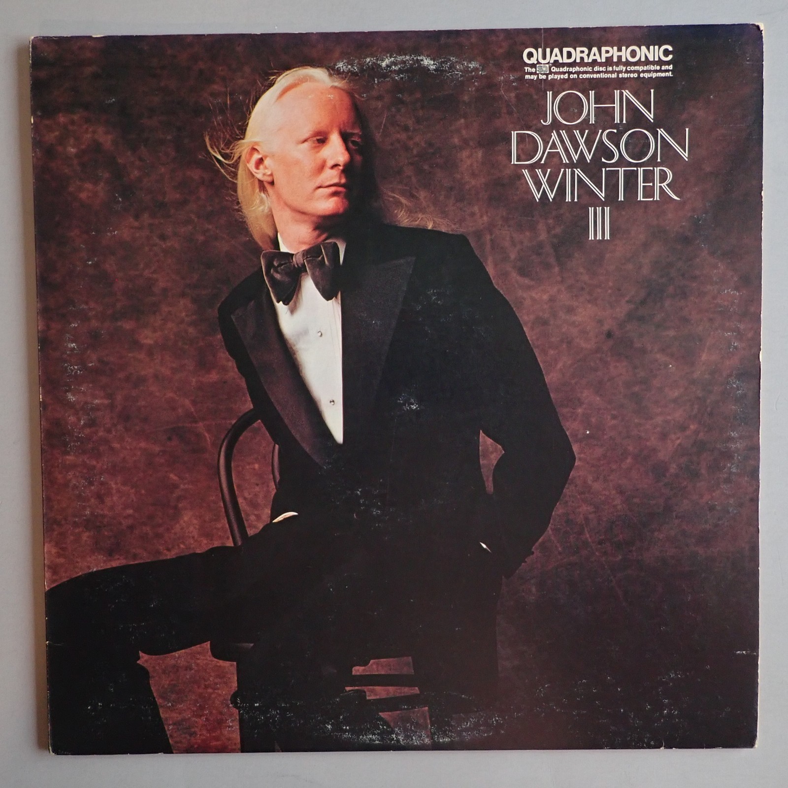 Johnny Winter John Dawson Winter III Vinyl Lp Blue Sky PZQ 33292 1st Press Quad