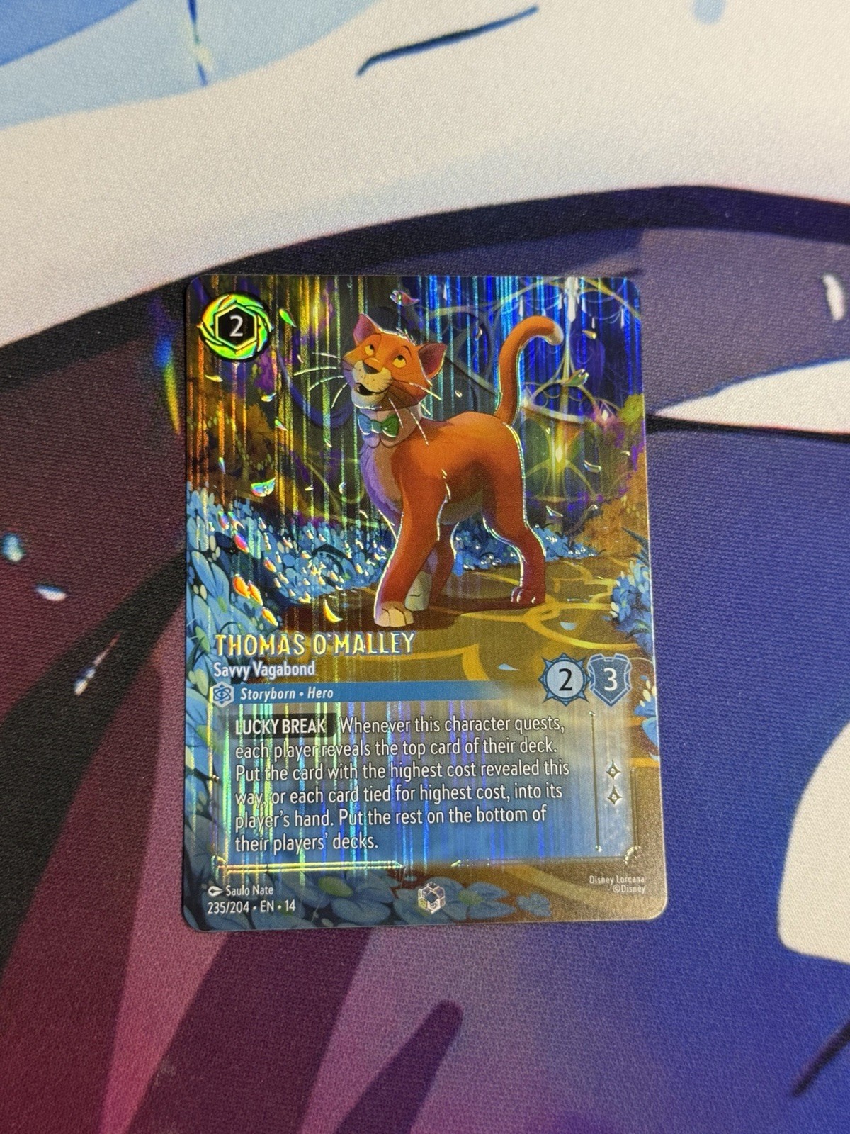 Thomas O'Malley - Savvy Vagabond (Enchanted) 235/204 Hyperia City Holo