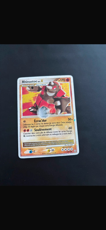 Carte Pokémon Rhinastoc Niv X 145/146 Éveil des Légendes