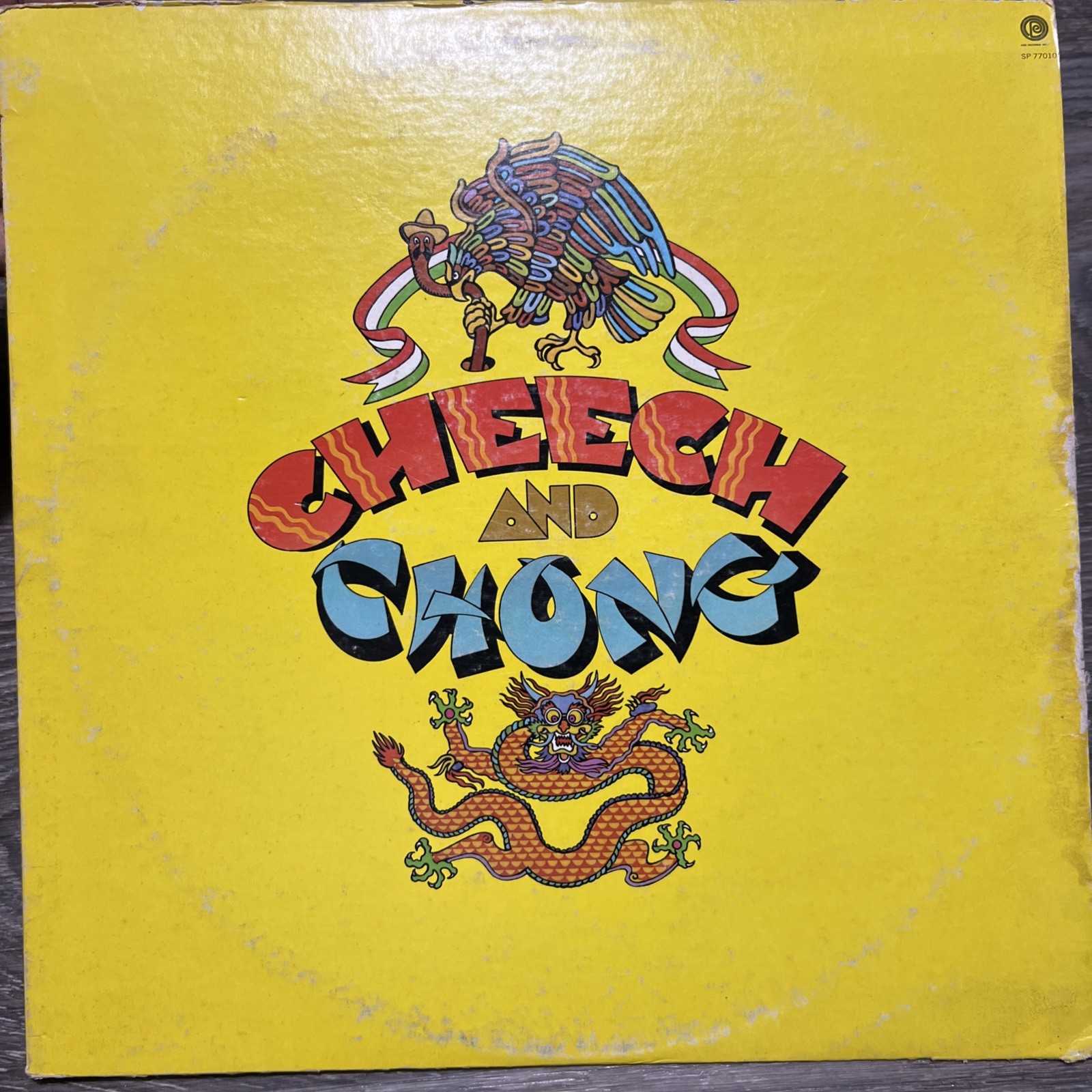 Cheech & Chong Debut Self-Titled Vinyl LP 1971 Ode SP-77010 US MONARCH PRESS MR