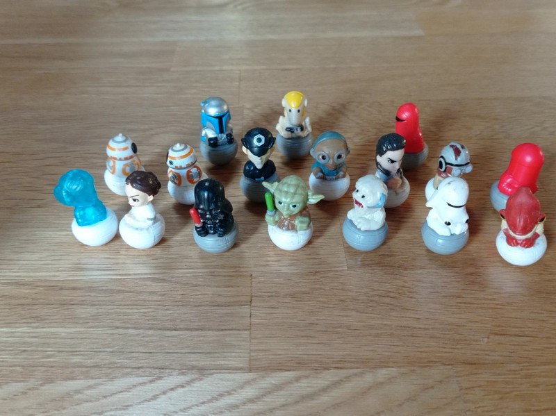Set 17 personaggi Star Wars