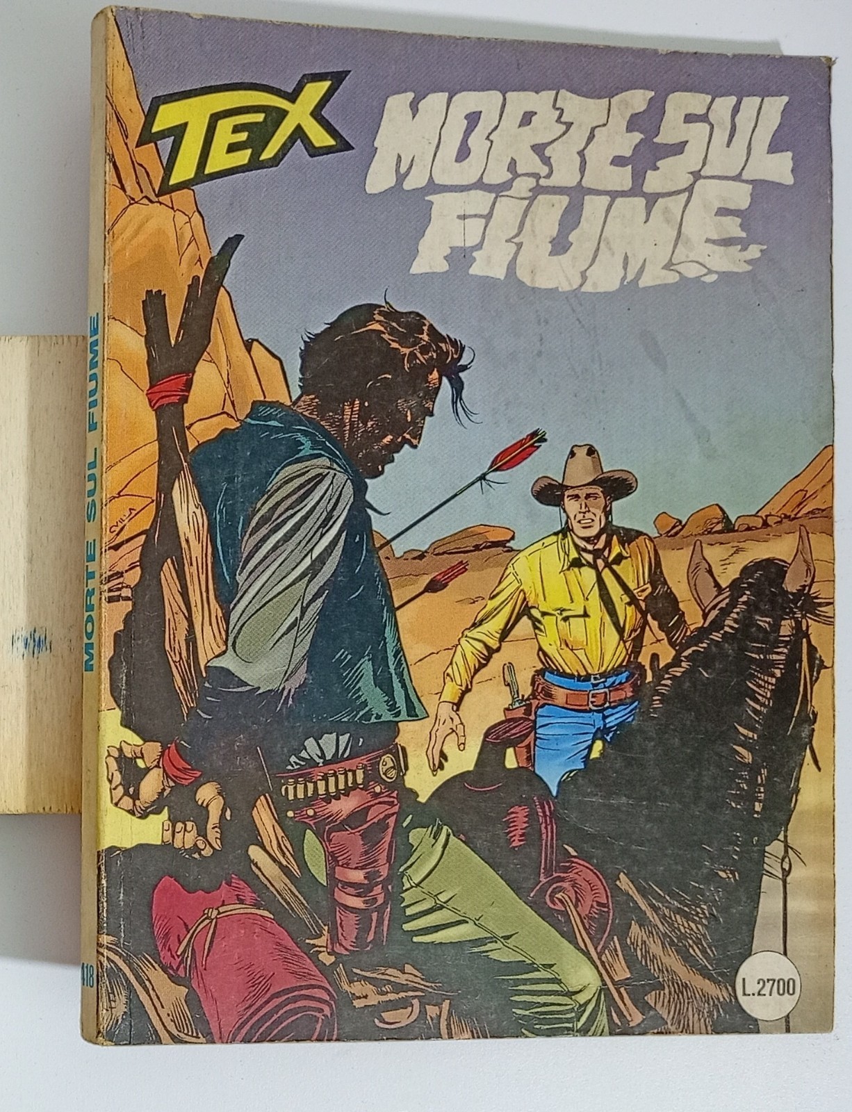 I148871 TEX Gigante n. 418 - Morte sul fiume - Bonelli 1995