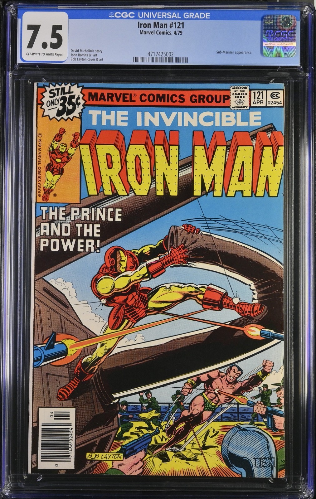 Iron Man 121 CGC 7.5
