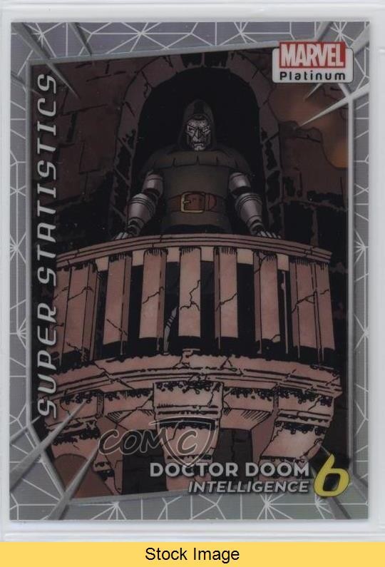 2023 Upper Deck Marvel Platinum Super Statistics Rainbow Doctor Doom READ 0k5d