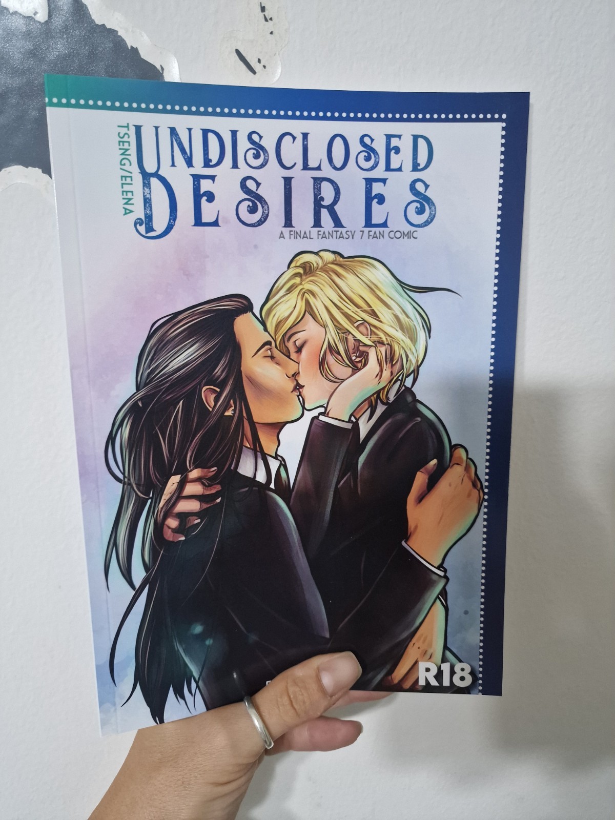 Undisclosed Desires Final Fantasy VII doujinshi R18 Tseng Elena B/N inglese