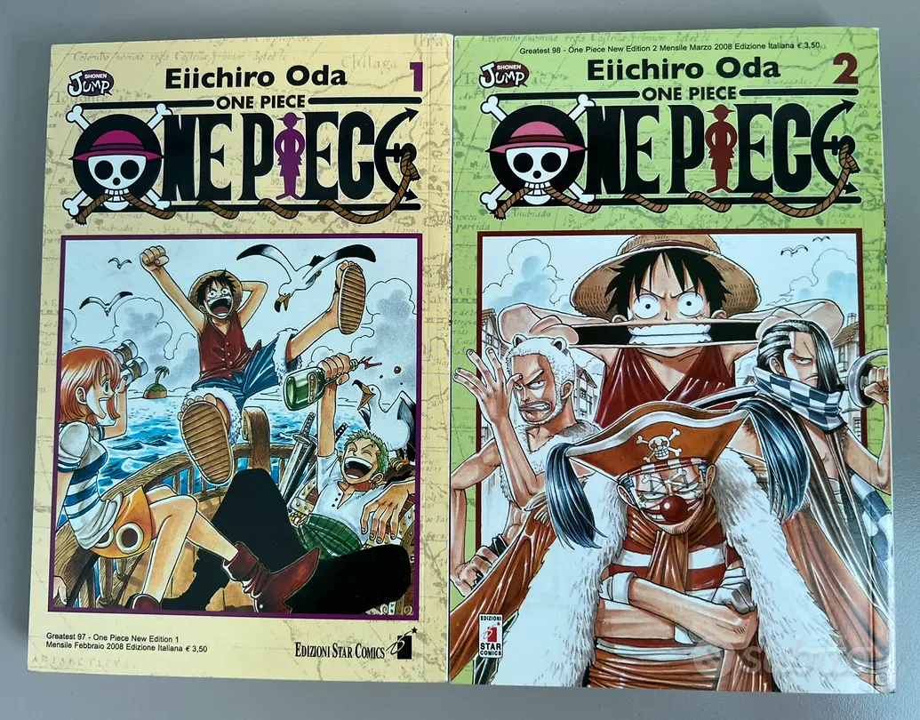 Set 2 Manga One Piece (costina bianca)