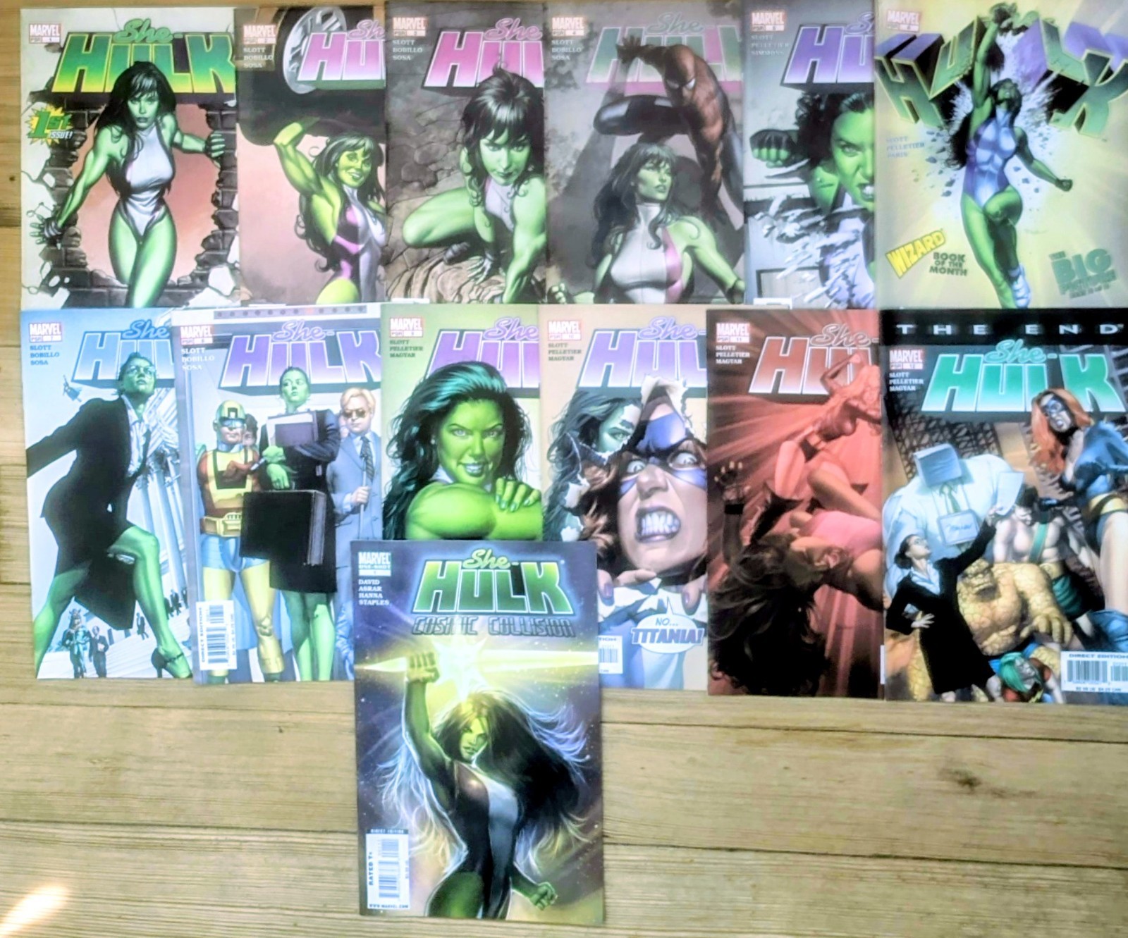 She-Hulk #1-12 Completo Dan Slott Run + Collisione Cosmica One-Shot - Marvel 