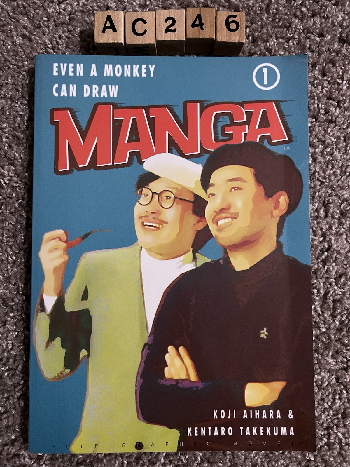 ANCHE UNA SCIMMIA PUÒ DISEGNARE MANGA VOLUME 1 qualche segno di usura