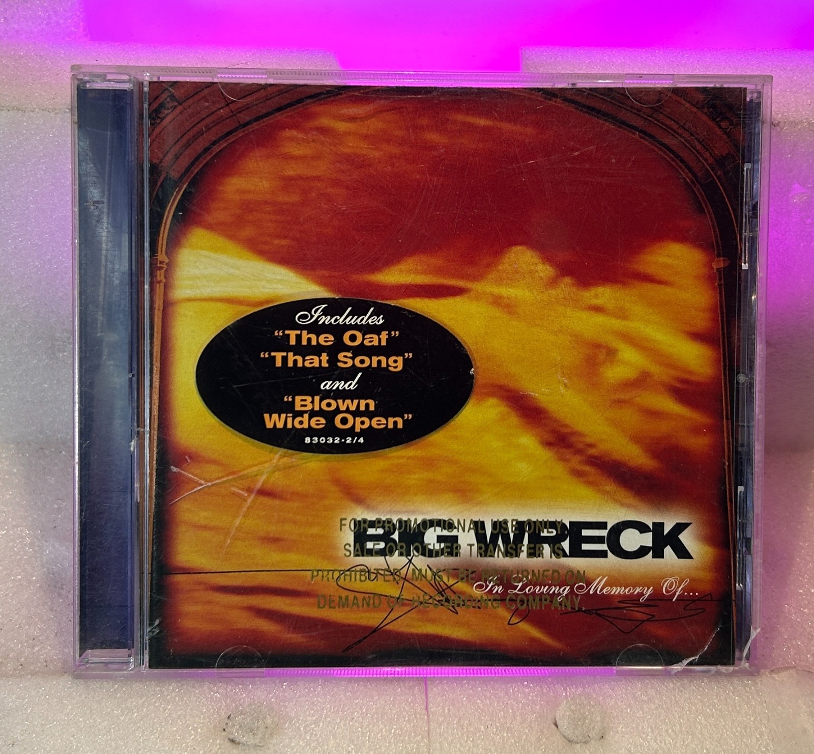 In Loving Memory Of by Big Wreck (CD, 1997, Atlantic) W/ Case, Tested