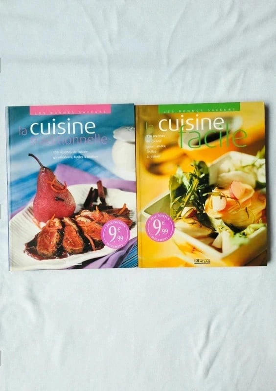 Lot de 2 Livres de Cuisine : Le Duo Essentiel pour des Plats Réussis !