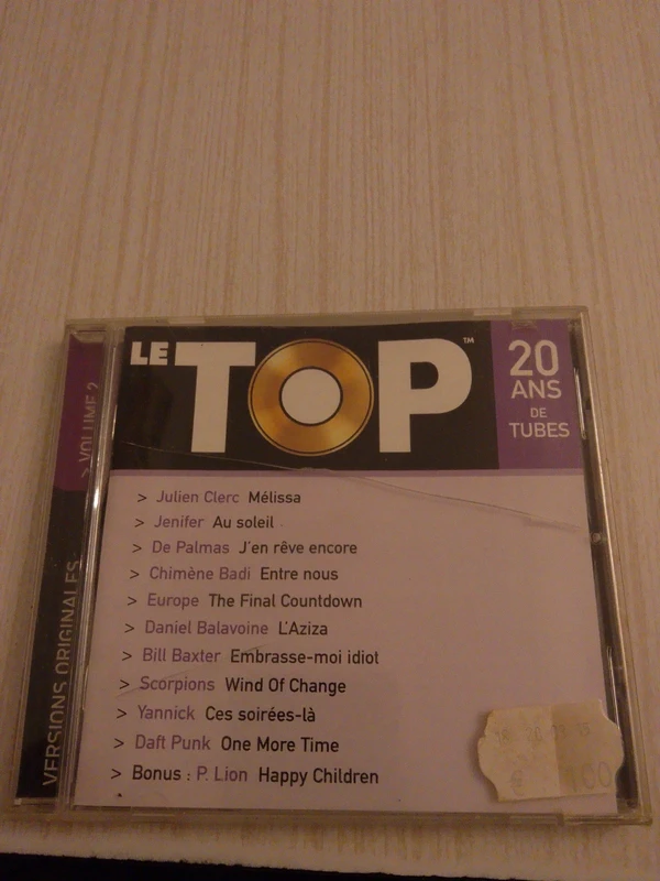 Cd le top 20 ans de tubes