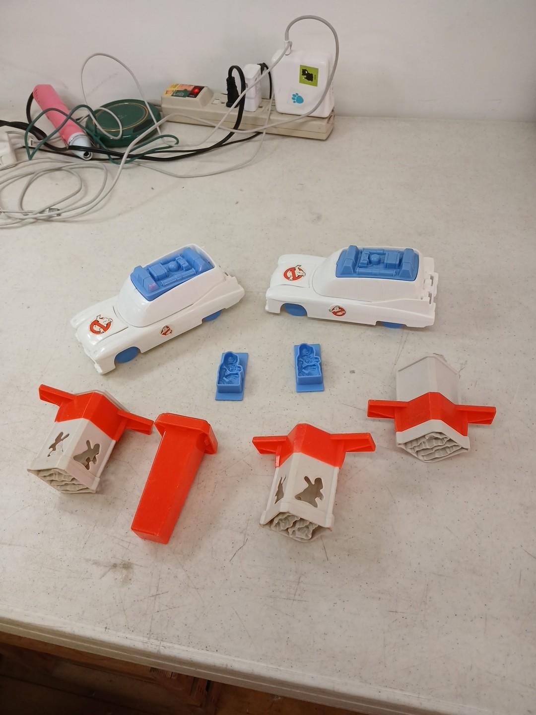Vintage The Real Ghostbusters Play-Doh Play Set 1984 Kenner Ecto Car Incomplete