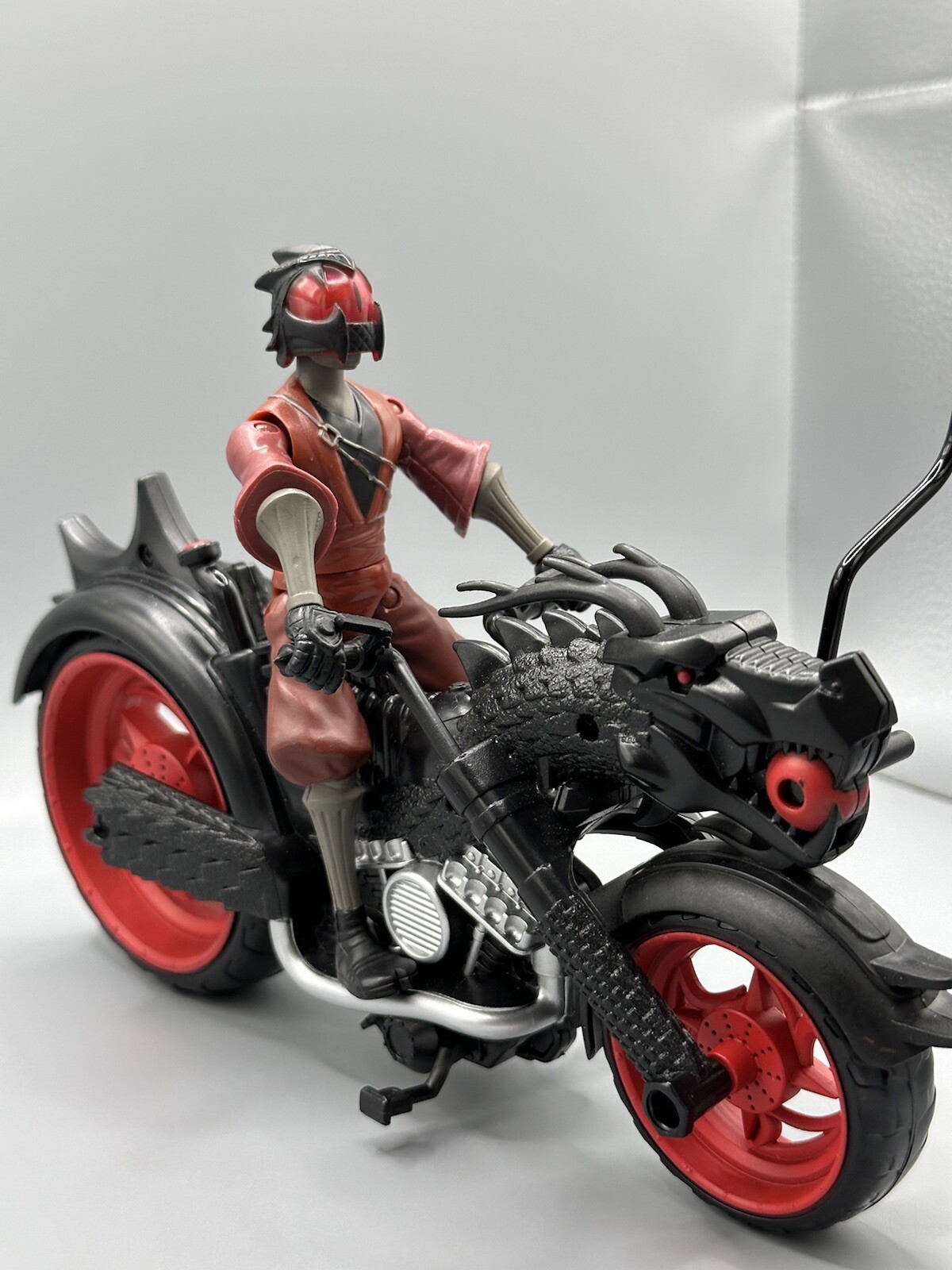Teenage Mutant Ninja Turtles SOLDATINO A PIEDI Dragon Chopper Moto 2012 TMNT
