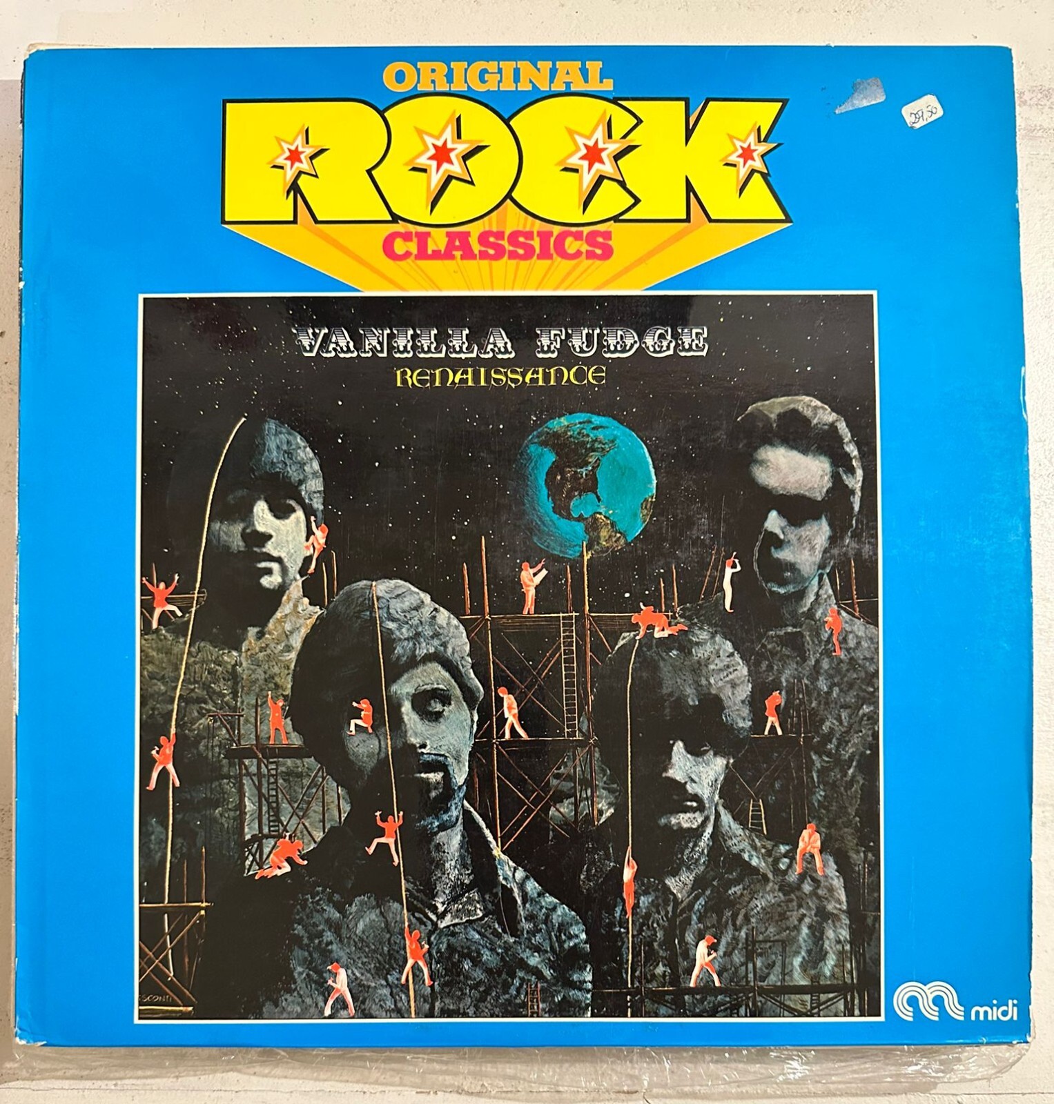 VANILLA FUDGE – RENAISSANCE - VINYL LP BLACK - STEREO MID 20045 - VG+ - A16