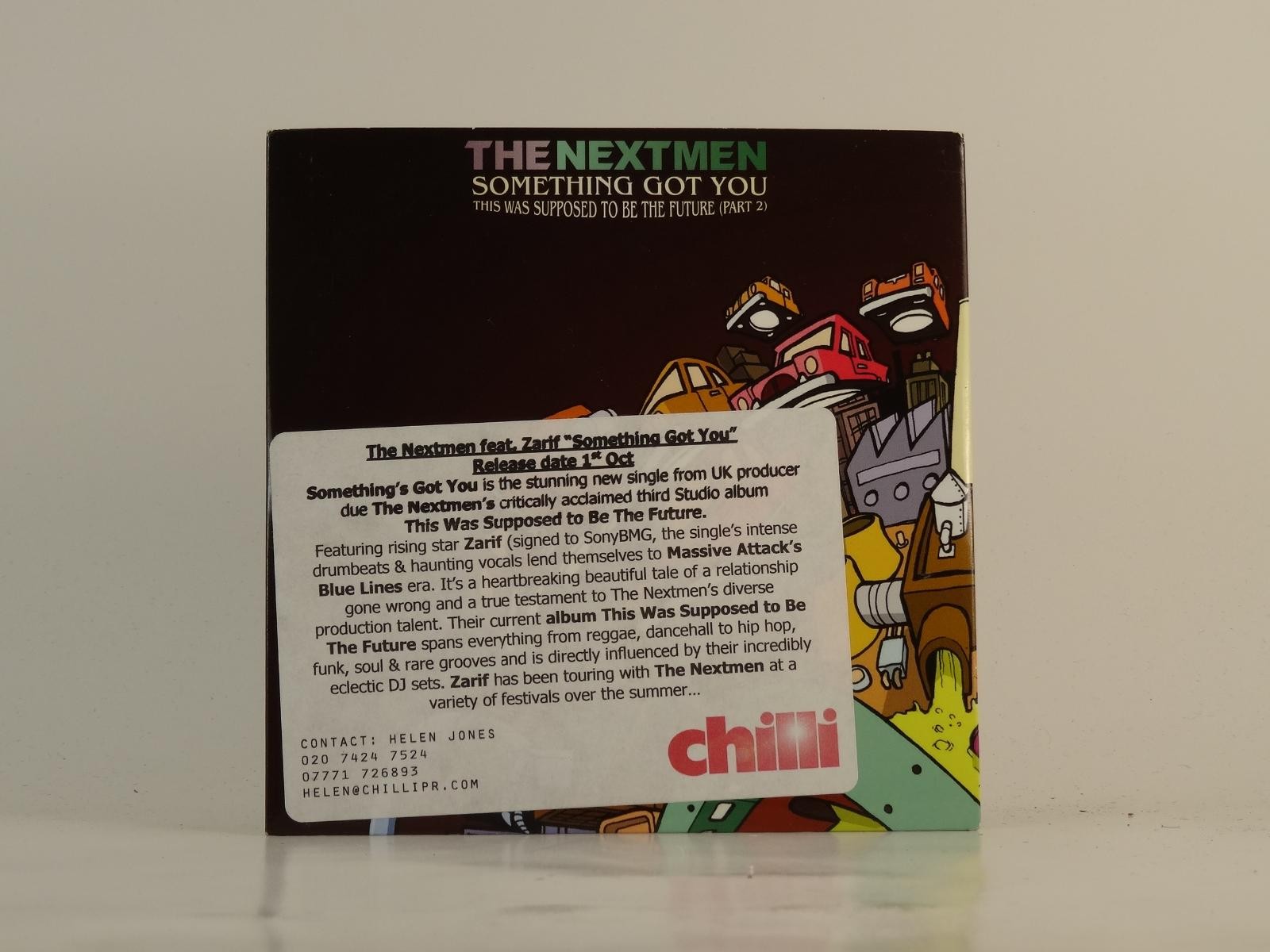 THE NEXTMEN SOMETHING GOT YOU (492) 6 Track Promo CD Album including Card Sleeve