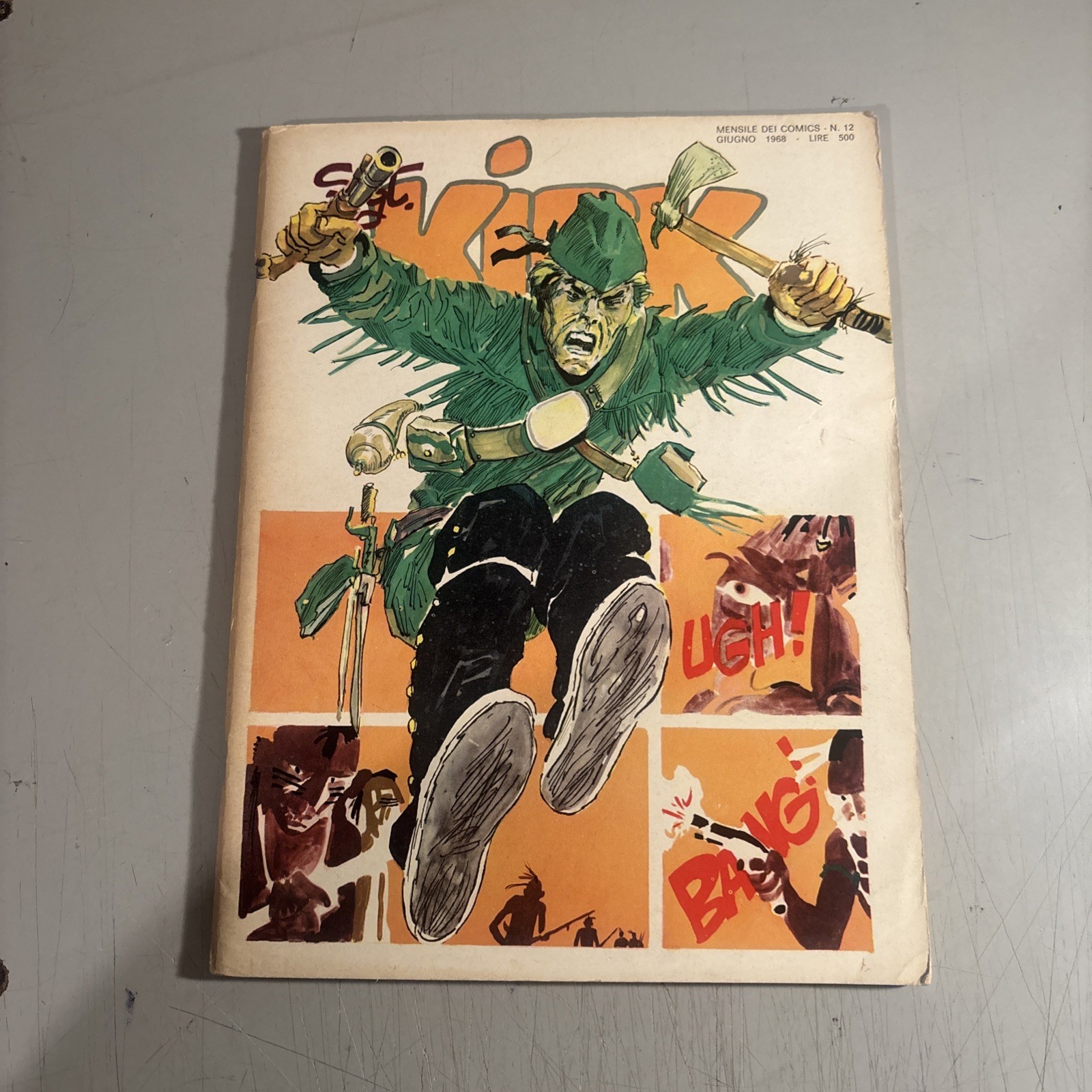 SGT. KIRK N° 12 ED. IVALDI 1968 OTTIMO HUGO PRATT