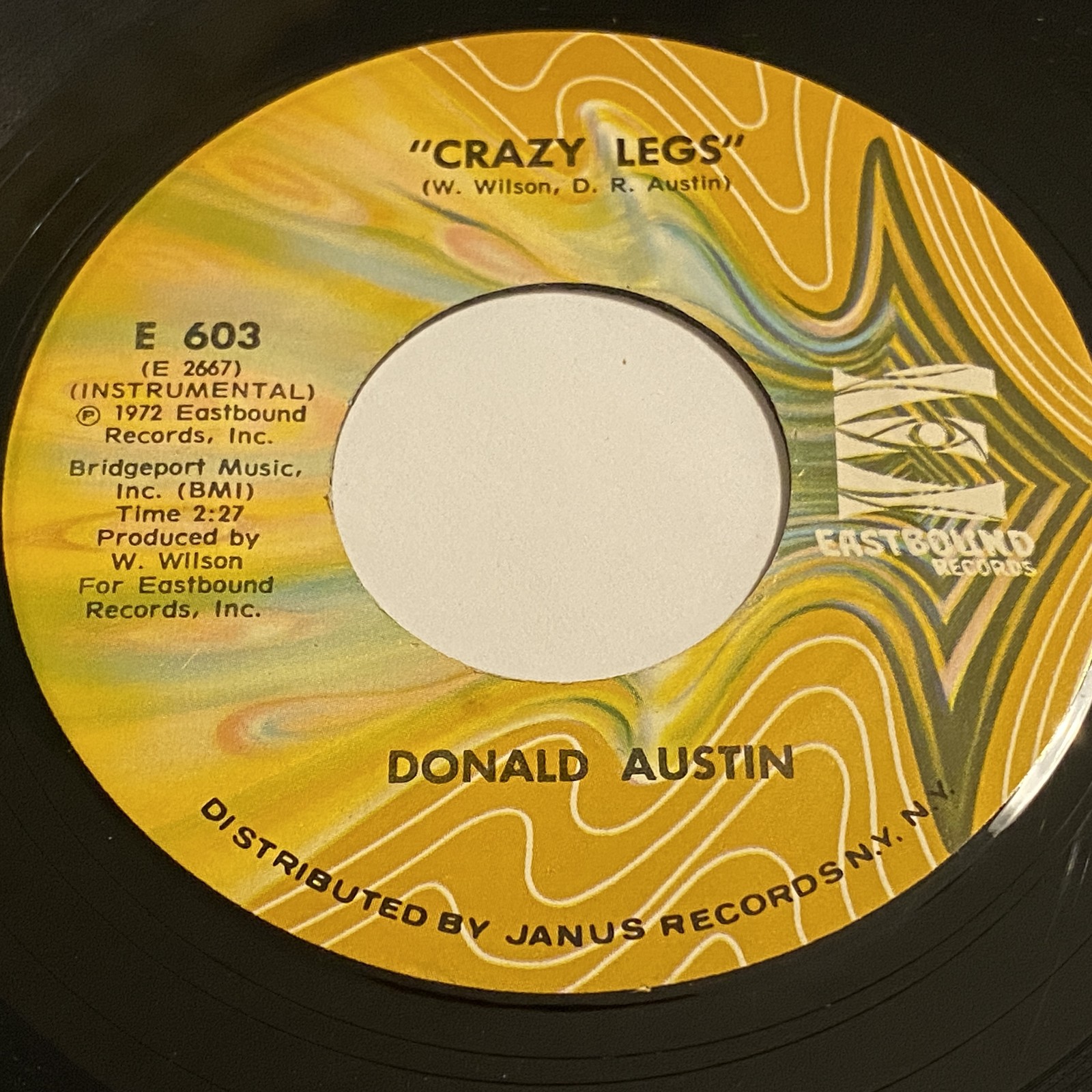 Donald Austin: Crazy Legs / Nanzee 45 - Eastbound - Funk