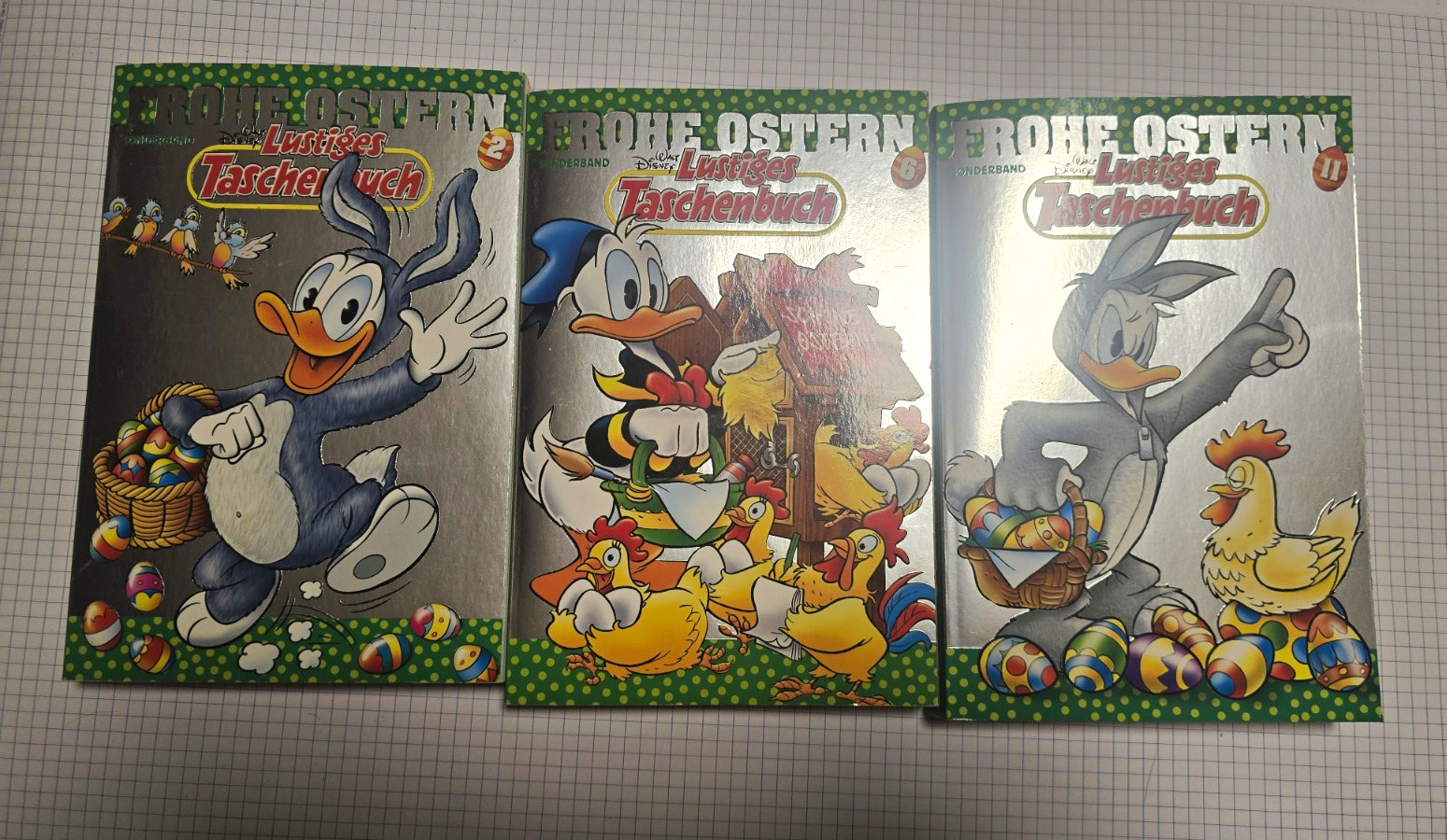 Walt Disney libro tascabile divertente (LTB) Buona Pasqua volume speciale lotto 3x IT