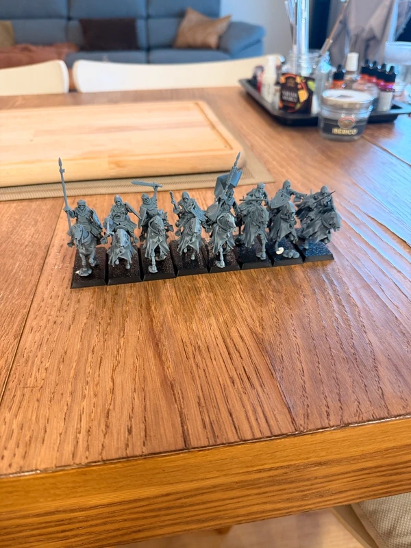 8 Mounted Skeletons - Highlands Miniatures