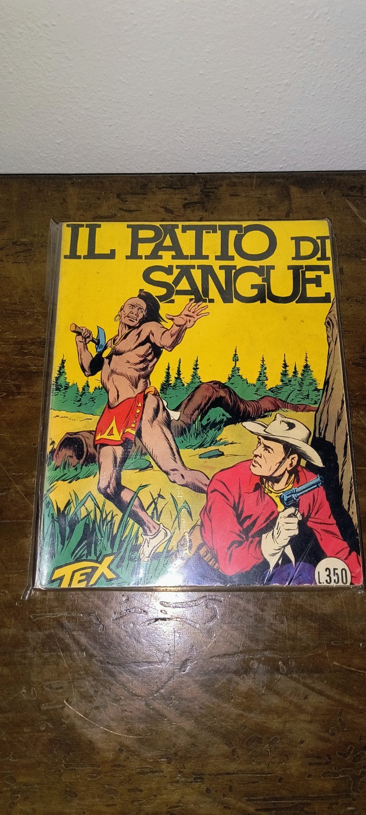 Tex Fumetto N. 7 "Il Patto di Sangue" L. 350 1964 Tex Willer Gigante Imbustato