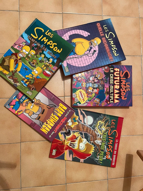 Lot 5 BD Simpsons