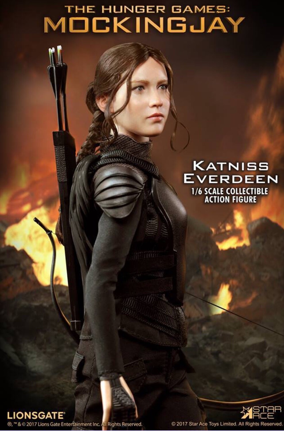 STAR ACE TOYS 1/6 : FIGURE SA0035 THE HUNGER GAMES MOCKINGJAY KATNISS EVERDEEN