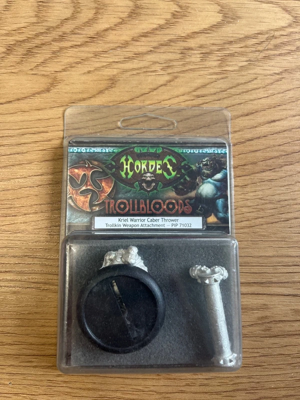 Hordes Trollbloods Kriel Warrior Caber Thrower PIP71032 A3