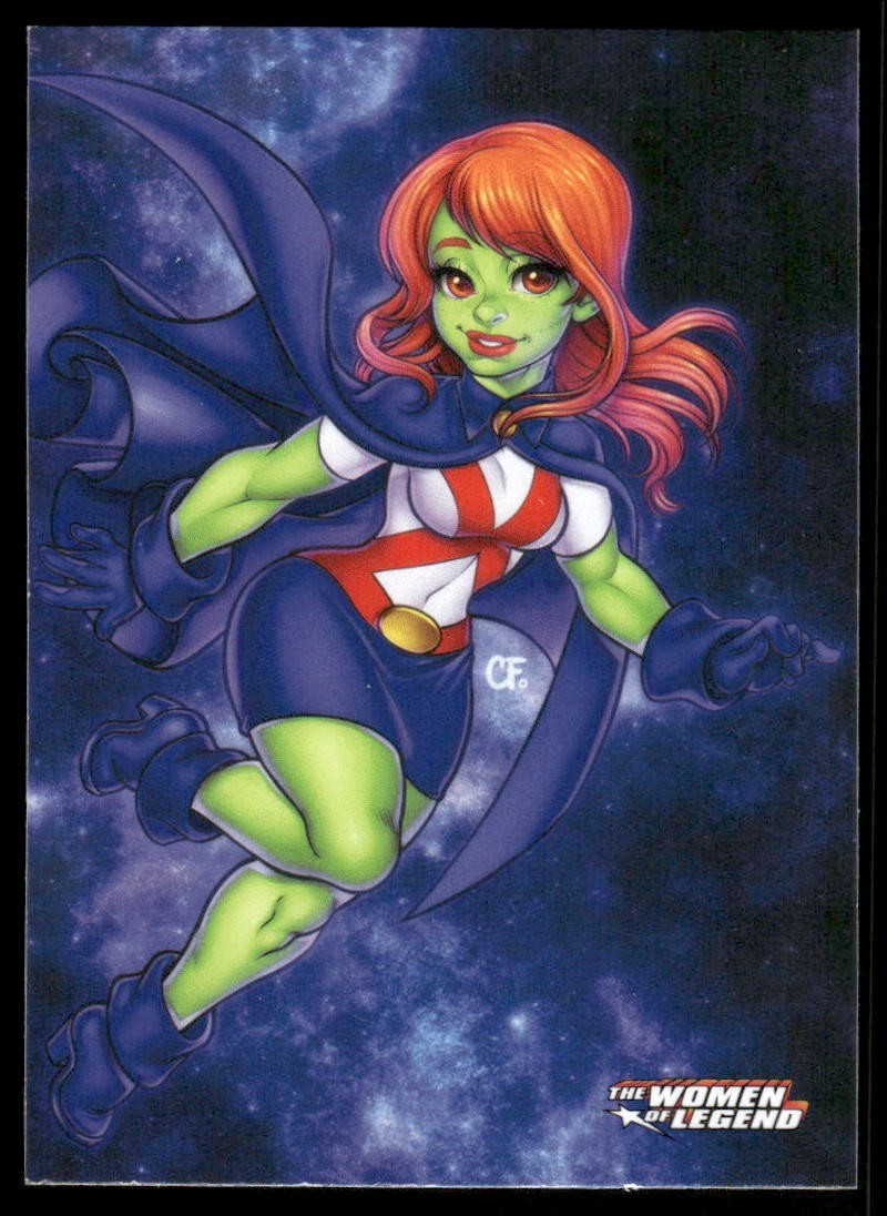 Carta Miss Martian 2013 Cryptozoic DC Women of Legend #8 (NM)