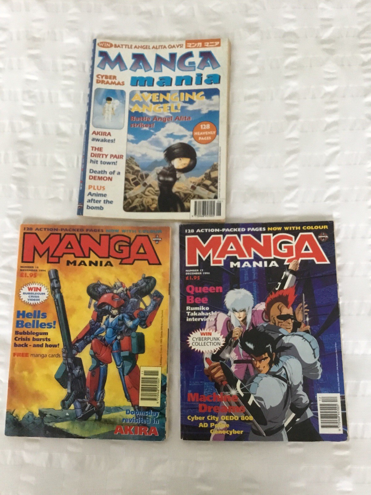 MANGA MANIA Issues 11  16 17 Magazines 