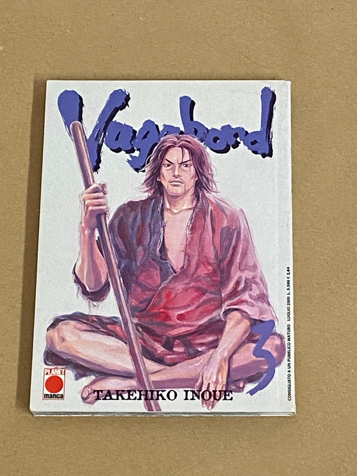 VAGABOND 3 PRIMA EDIZIONE, Panini Comics (2000) ESAURITO.