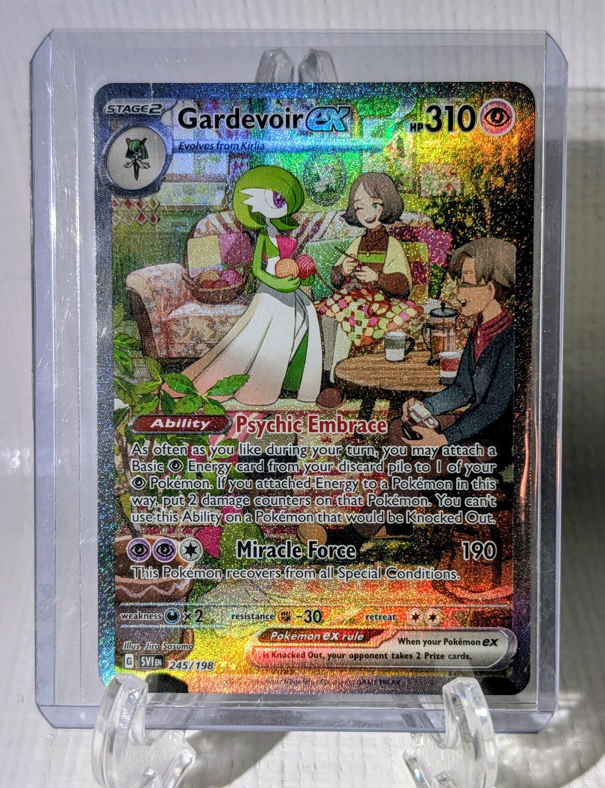Gardevoir ex 245/198 SV01 Alt Art Pokemon TCG Viola Scarlatto Near Mint Non Classificato