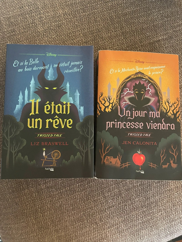 Lot de 2 livres Disney Twisted Tale