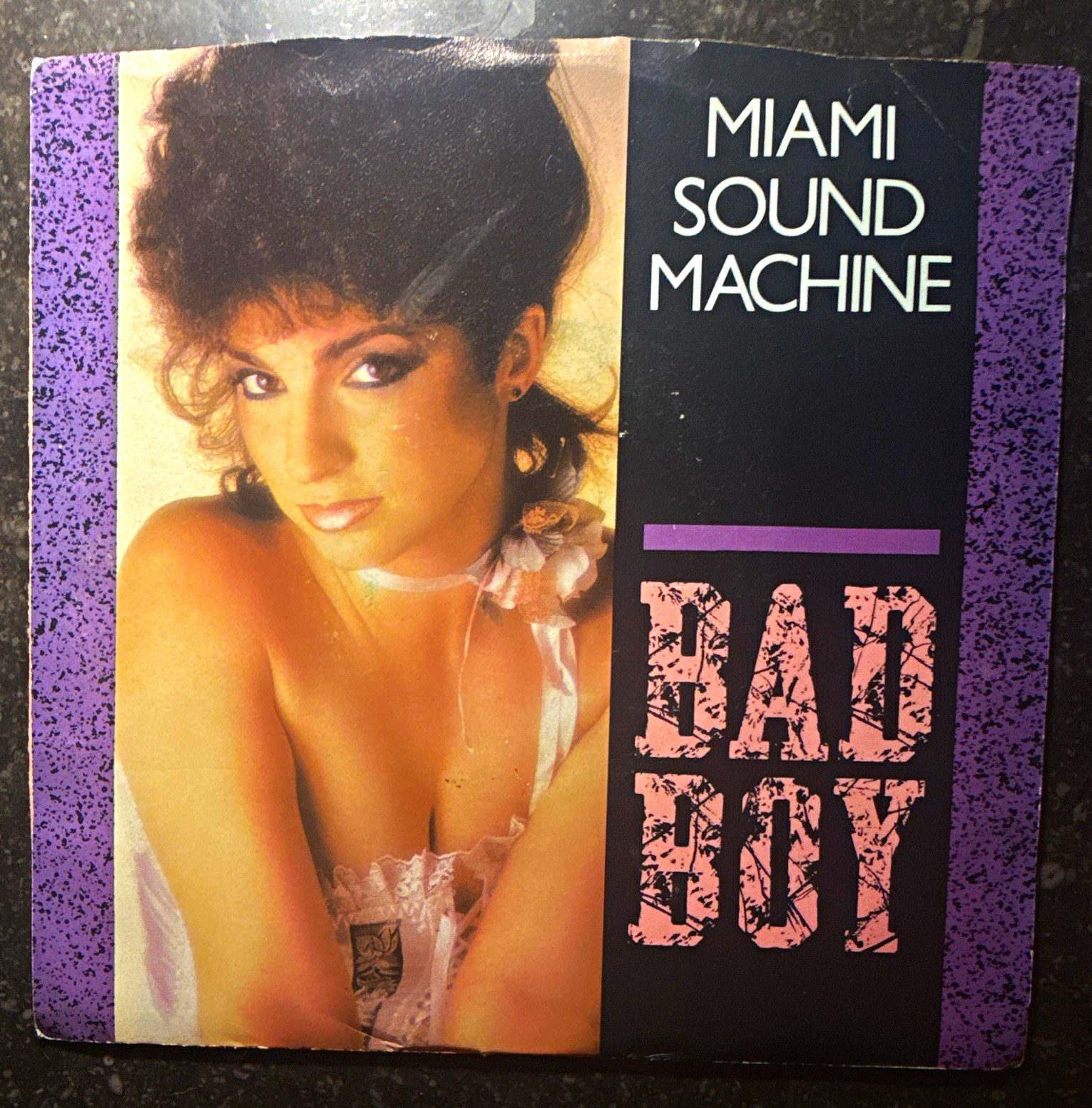 Miami Sound Machine: Bad Boy/Surrender Paradise 7" 45 RPM Stereo