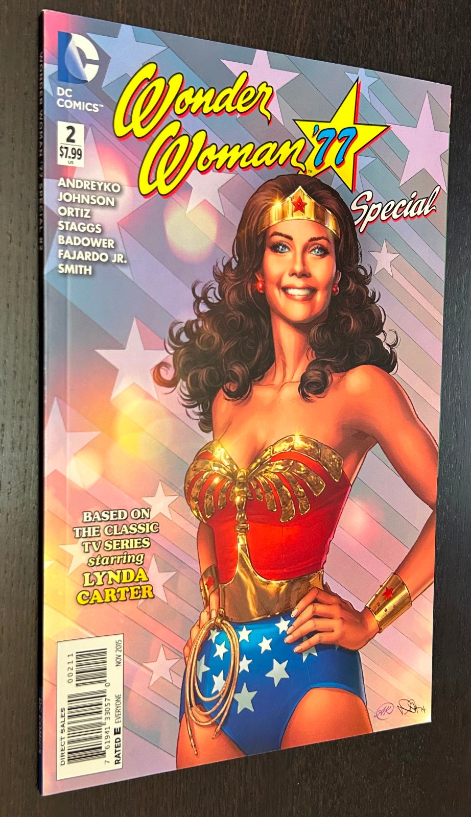 WONDER WOMAN '77 SPECIAL #2 (DC Comics 2015) -- Lynda Carter -- quasi nuovo -