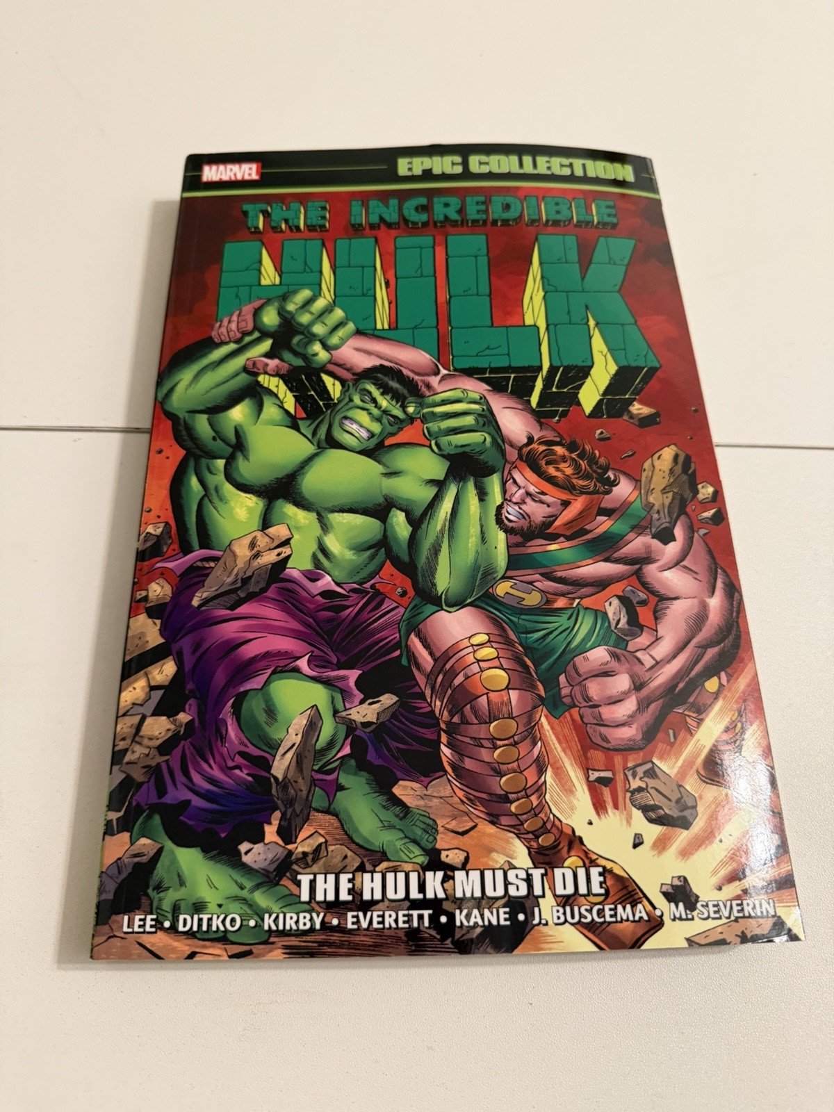 Incredible Hulk Epic Collection Vol 2 The Hulk Must Die TPB 1a stampa fuori produzione