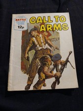 Battle Picture Library Regno Unito Fleetway 1204 Vintage Pocketbook Rivista Guerra Fumetti