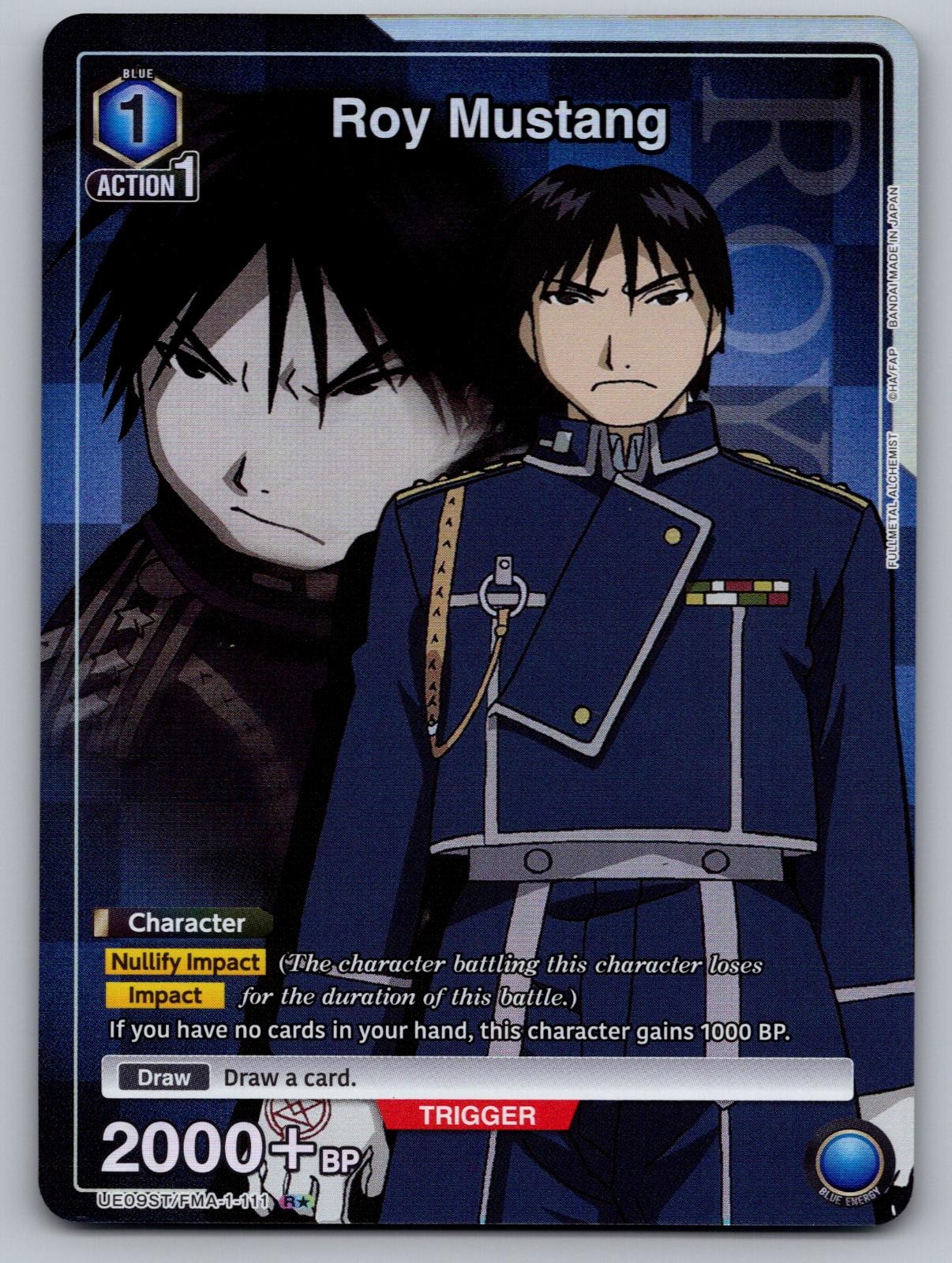 Roy Mustang (111) (R*) Foil R* UE09ST: FULLMETAL ALCHEMIST Starter Deck