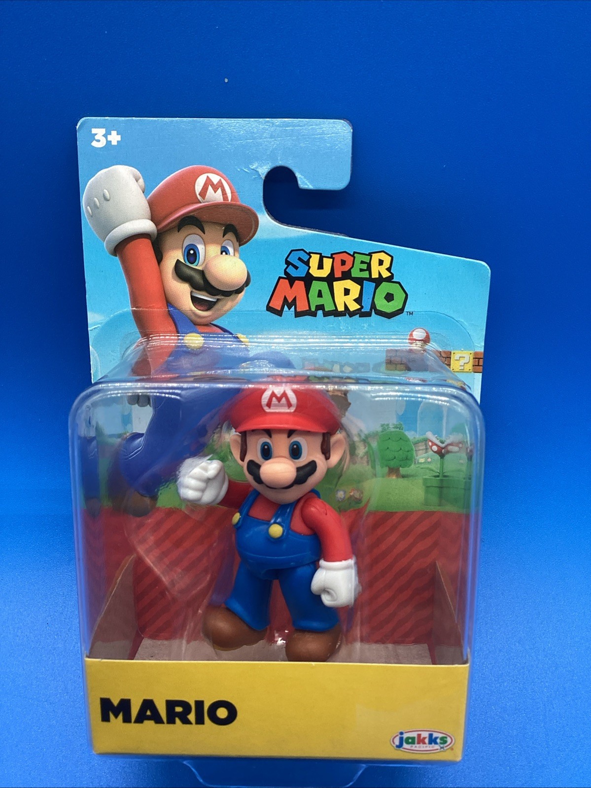 Mini action figure Jakks Pacific Super Mario 2,5" 2023 Nintendo nuova su scheda