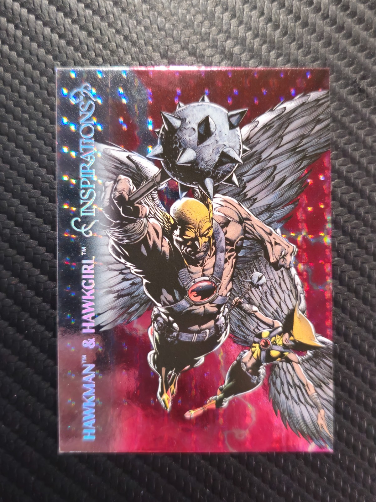 2026 Upper Deck DC Inspirations Hawkman&Hawkgirl 82/99 Foil Silver Spectrum #63