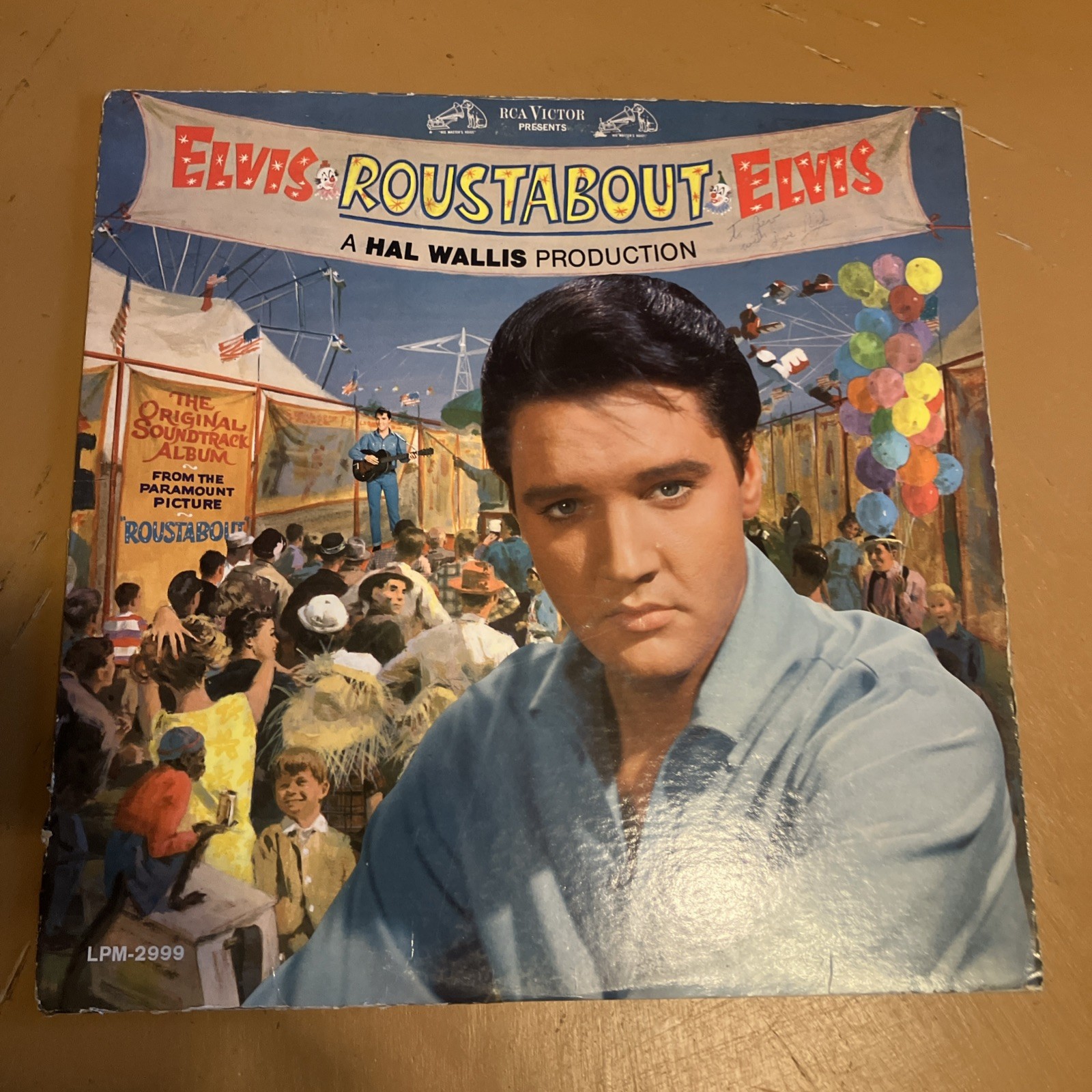 ROUSTABOUT / ELVIS SOUNDTRACK / RCA VICTOR LPM 2999 MONO LP / FROM 1965