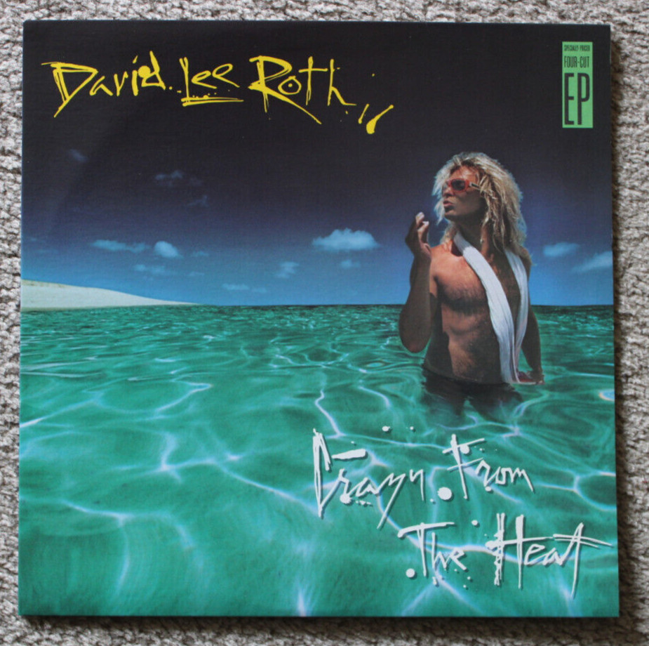 David Lee Roth - Crazy From The Heat - Warner Bros ‎– 1-25222 Vinyl 12" EP 1985.