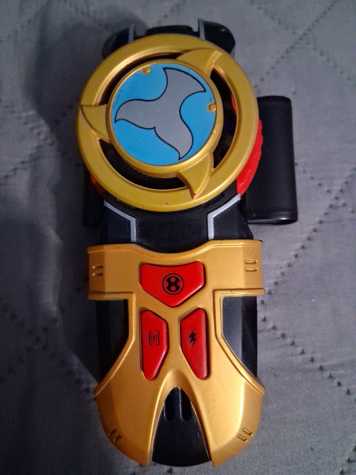 Bandai Power Rangers Ninja 2002 Blu Vento Tori Hanson Giroscopio Morpher Testato
