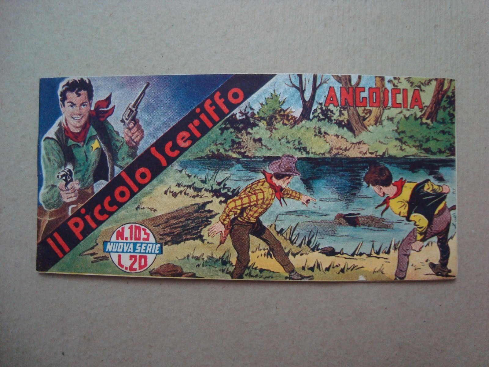piccolo sceriffo 2° serie striscia n° 103 ed.torelli 1953