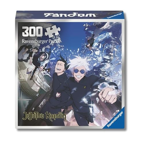Ravensburger - Puzzle 300 Pezzi Jujutsu Kaisen, Puzzle Per Adulti 27x39cm