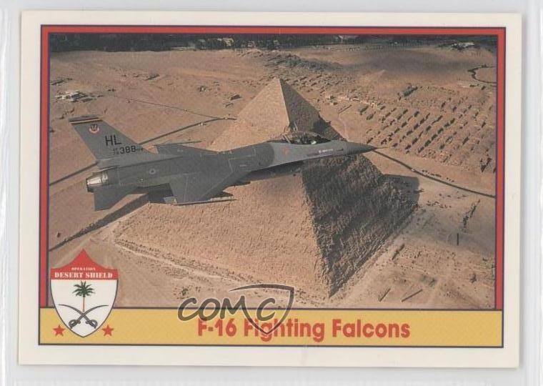1991 Pacific Operation Desert Shield F-16 Fighting Falcons #69 0f8