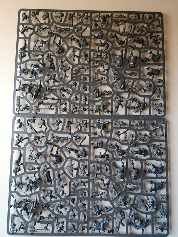 20 Chikoz Orkoz – 10 Gretchin. 20 Ork Boyz – 10 Gretchin