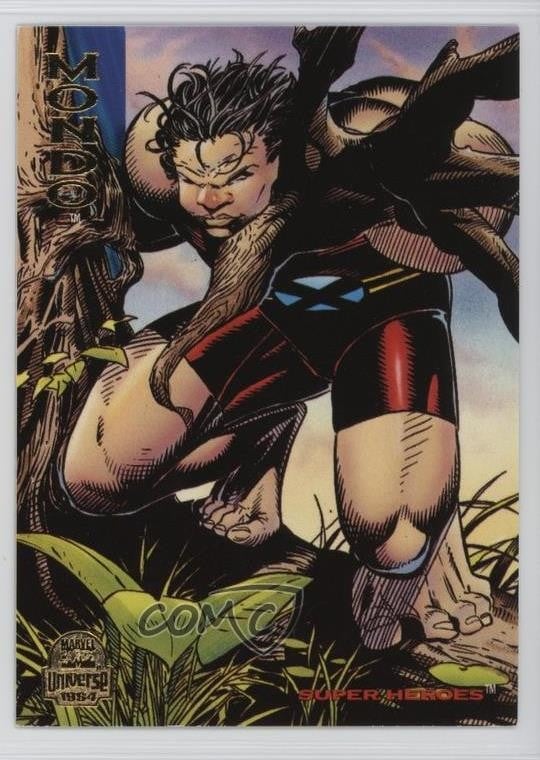 1994 Fleer Marvel Universe Series V Super Heroes Mondo #107 c2s