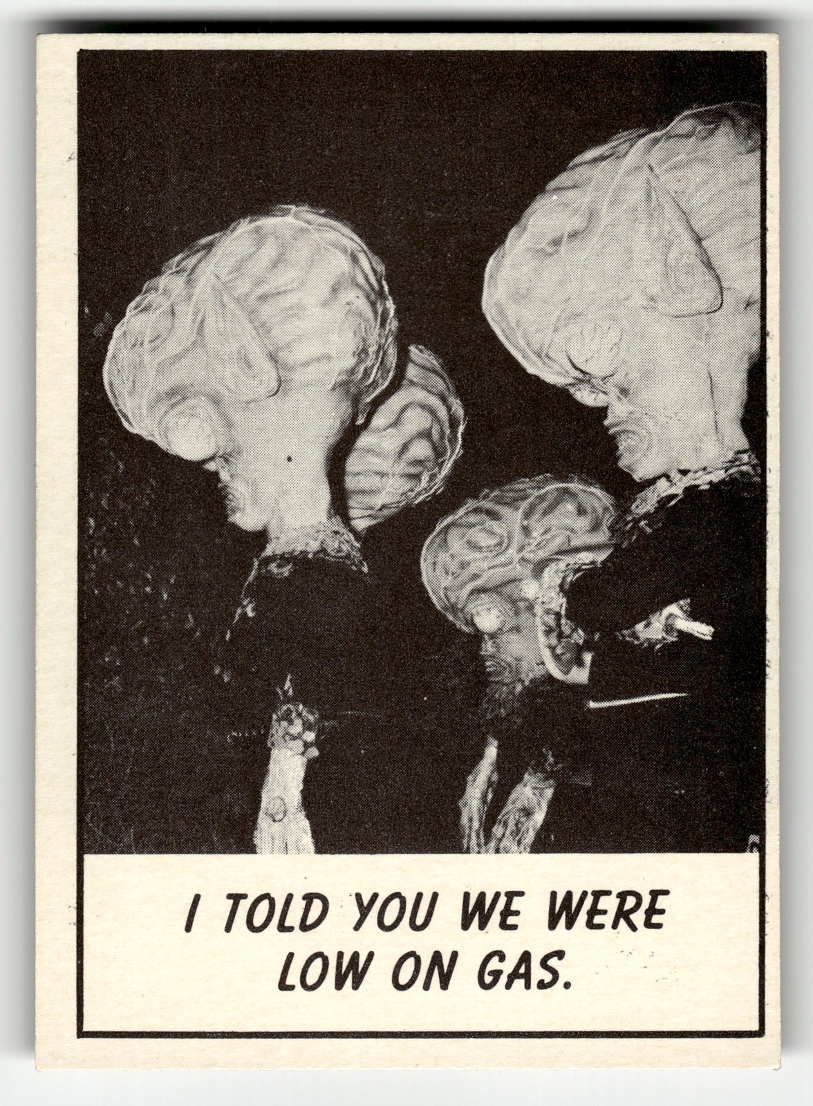 1966 Topps Monster Laffs I Told You We Were Low on Gas #52 HIGHER HIGH GRADE