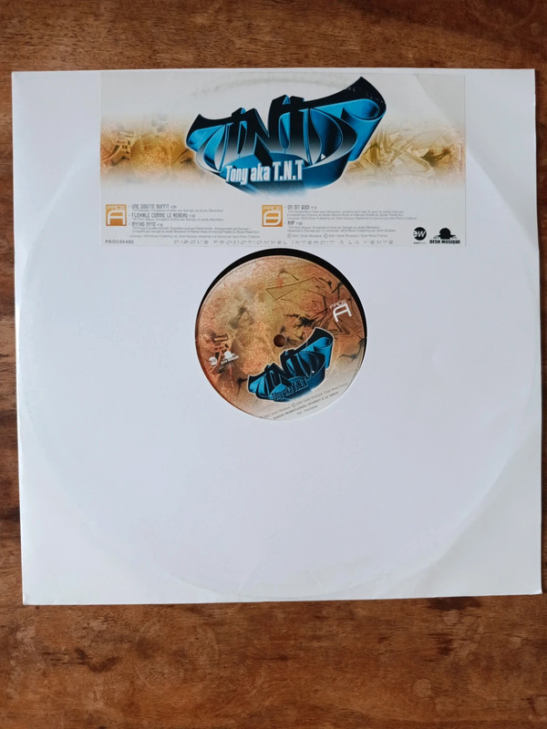 Tony aka Tnt Hip hop Rap français vinyle 12" Maxi Sniper